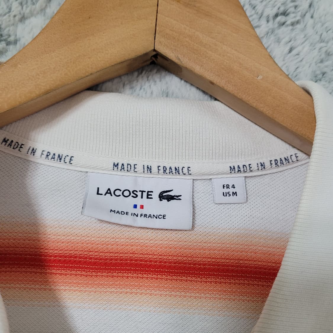 G665 [100] 라코스테 Made in France 반팔 카라티 상품이미지3