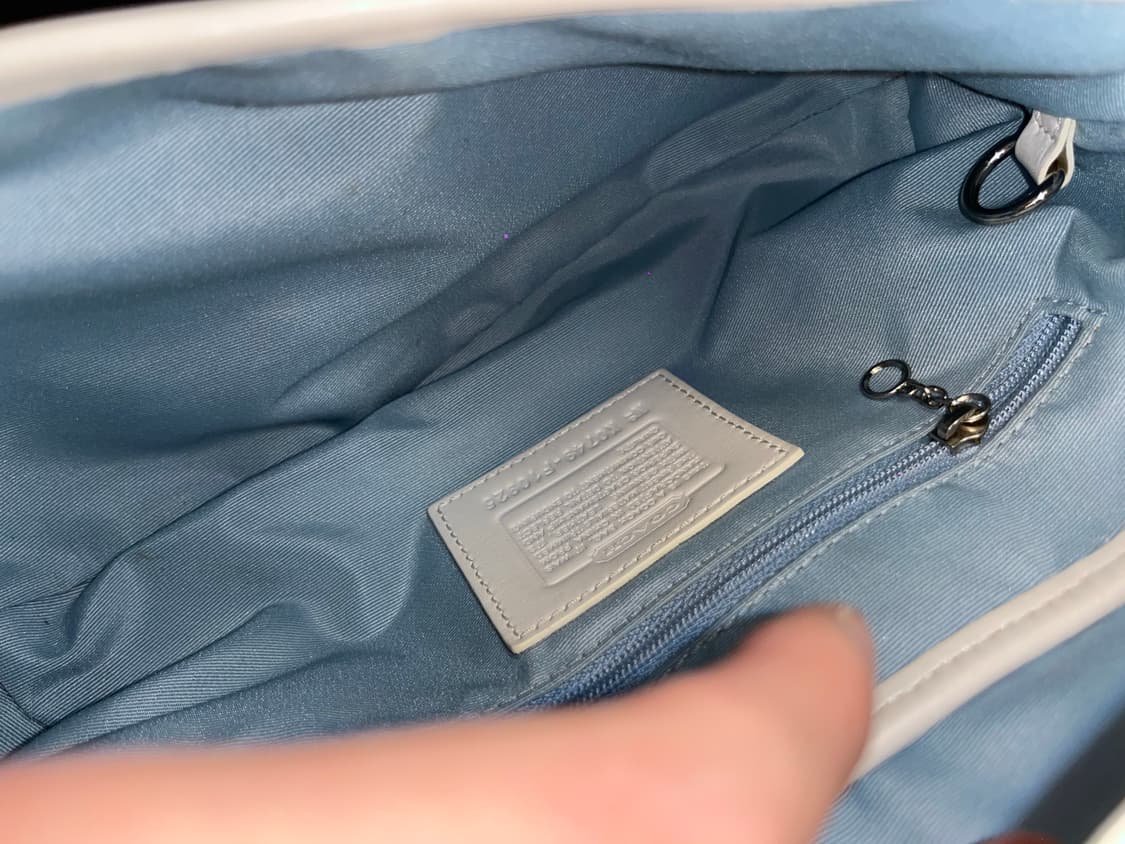 Coach sky blue basic shoulder bag 상품이미지7