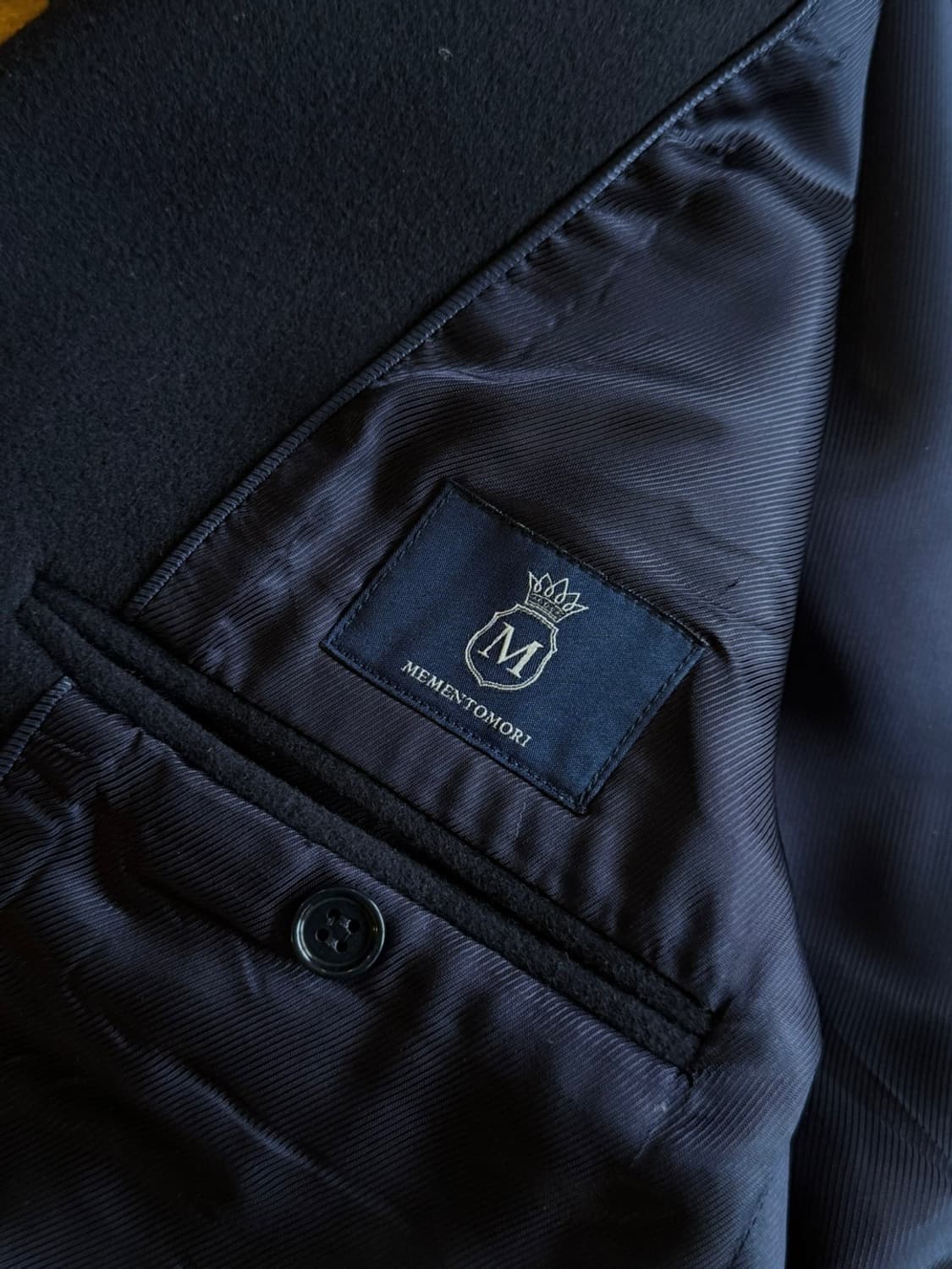 메멘토모리 체스터필드 코트 100 상품이미지4