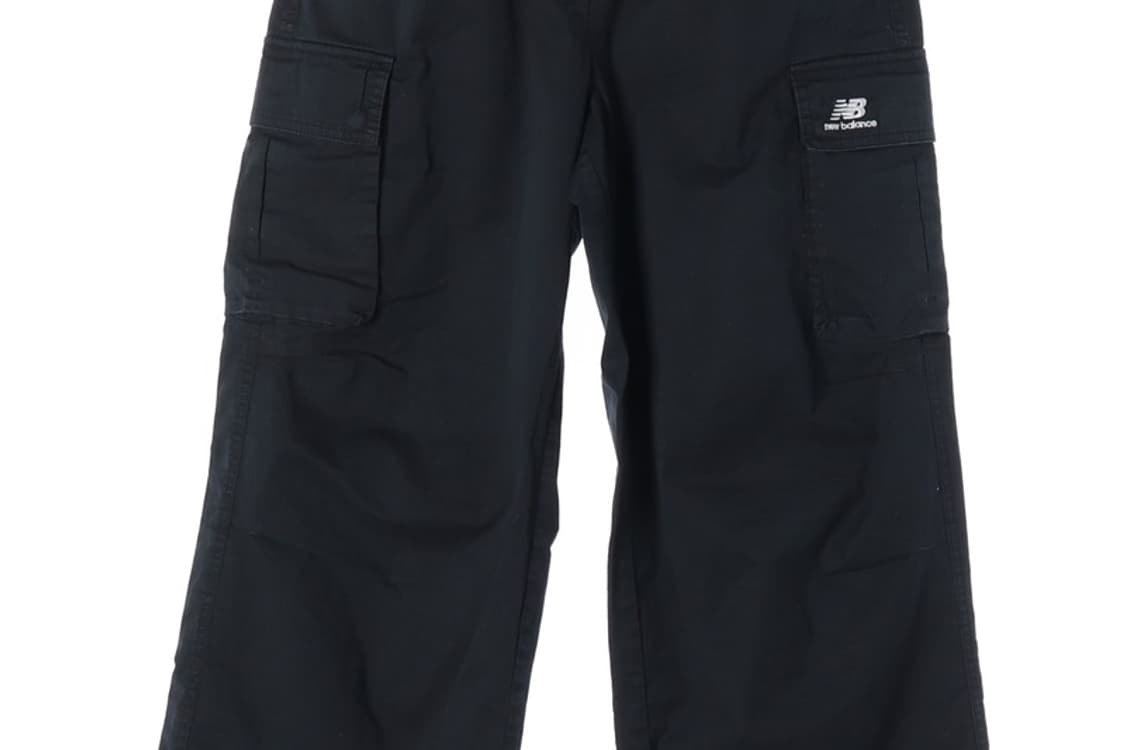 뉴발란스 우먼스 우븐 카고 조거 팬츠 블랙 S 상품이미지4