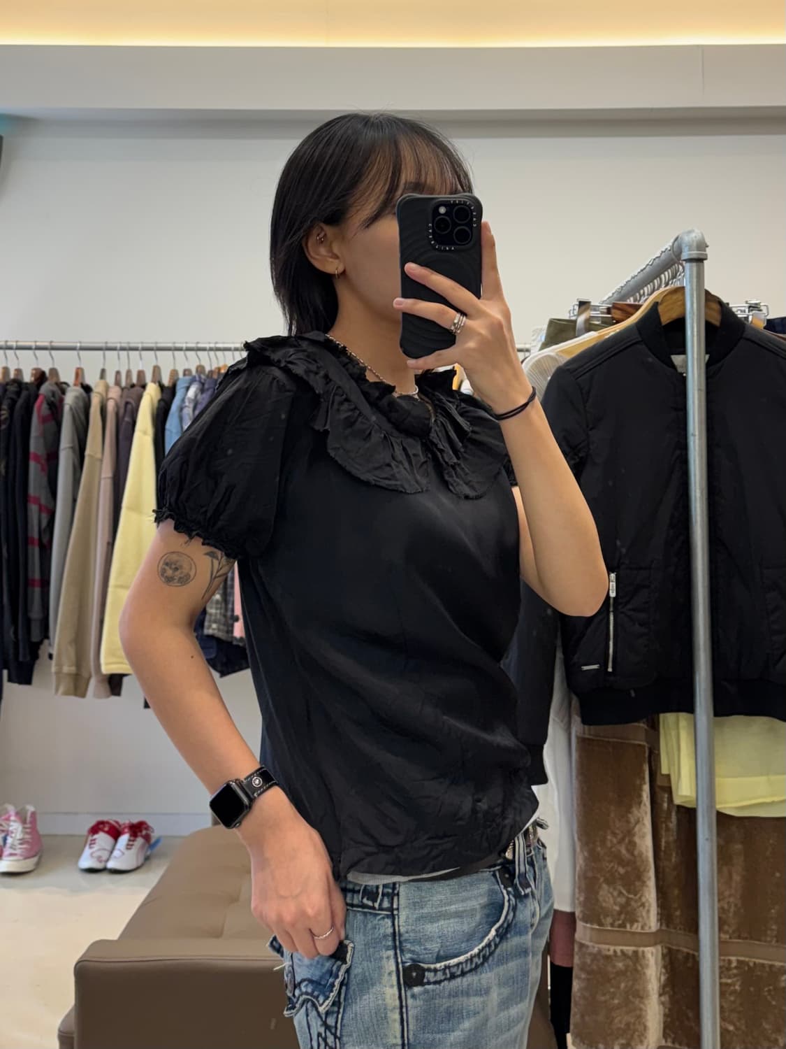 트리콧 꼼데가르송 프릴 카라 블라우스 상품이미지8