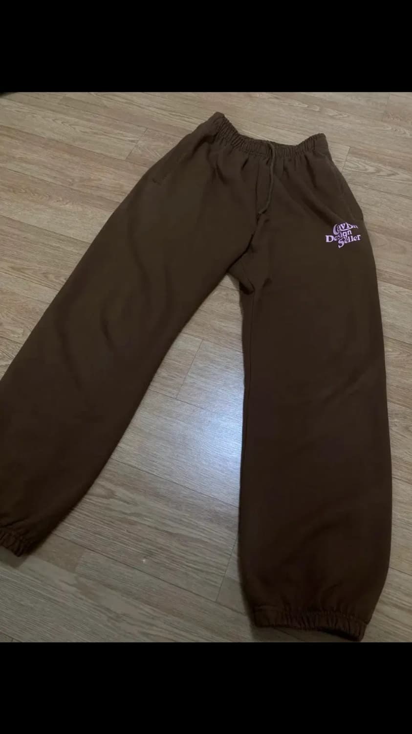 카비시 SELLER LOGO SWEATPANTS ( BROWN ) 상품이미지3