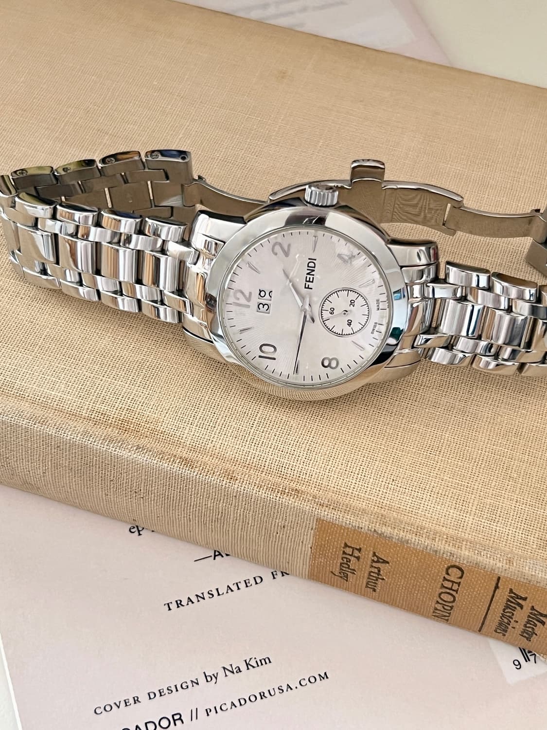 FENDI 펜디 데이트 스몰세컨드 스틸 남성 시계 상품이미지1