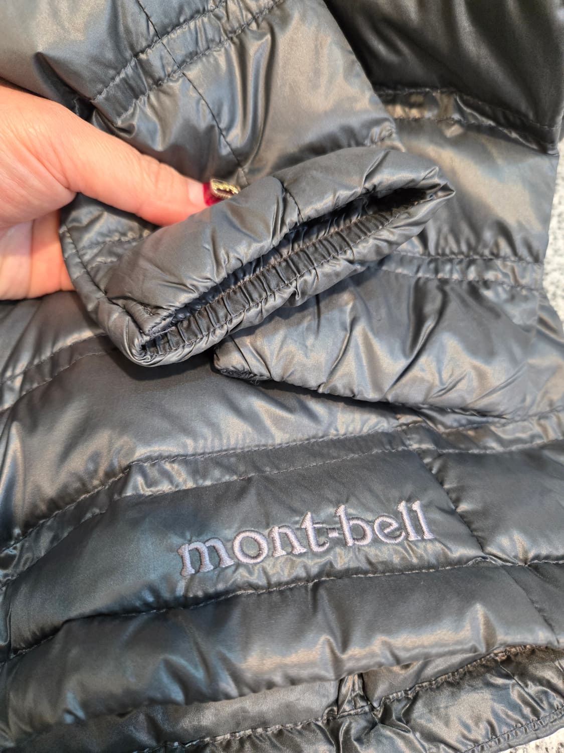 몽벨 여성 구스 경량패딩 롱경량패딩 S 상품이미지4