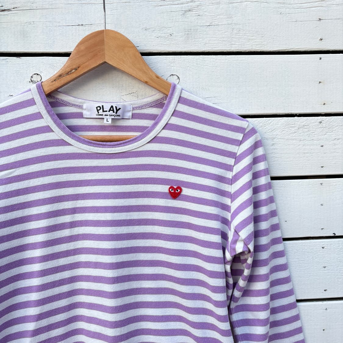 Comme des Garcons 꼼데가르송 스트라이프 롱슬리브 티셔츠 상품이미지3