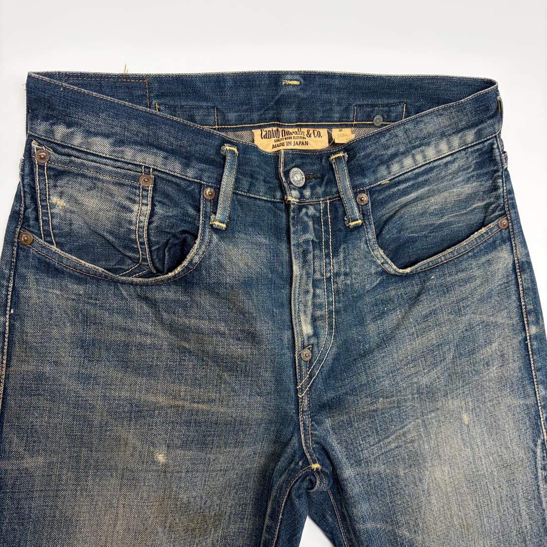 캔톤 오버롤즈 데님 팬츠 청바지 상품이미지2