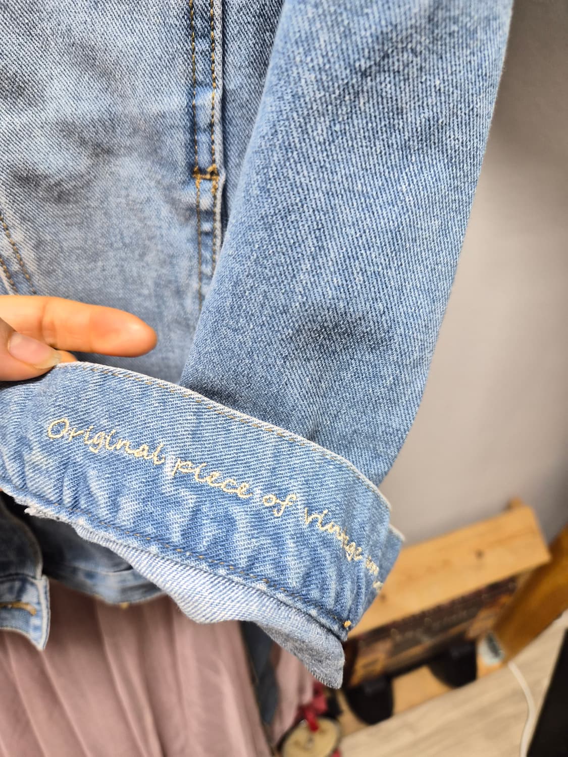 씨위 벨티드 데님자켓 상품이미지7