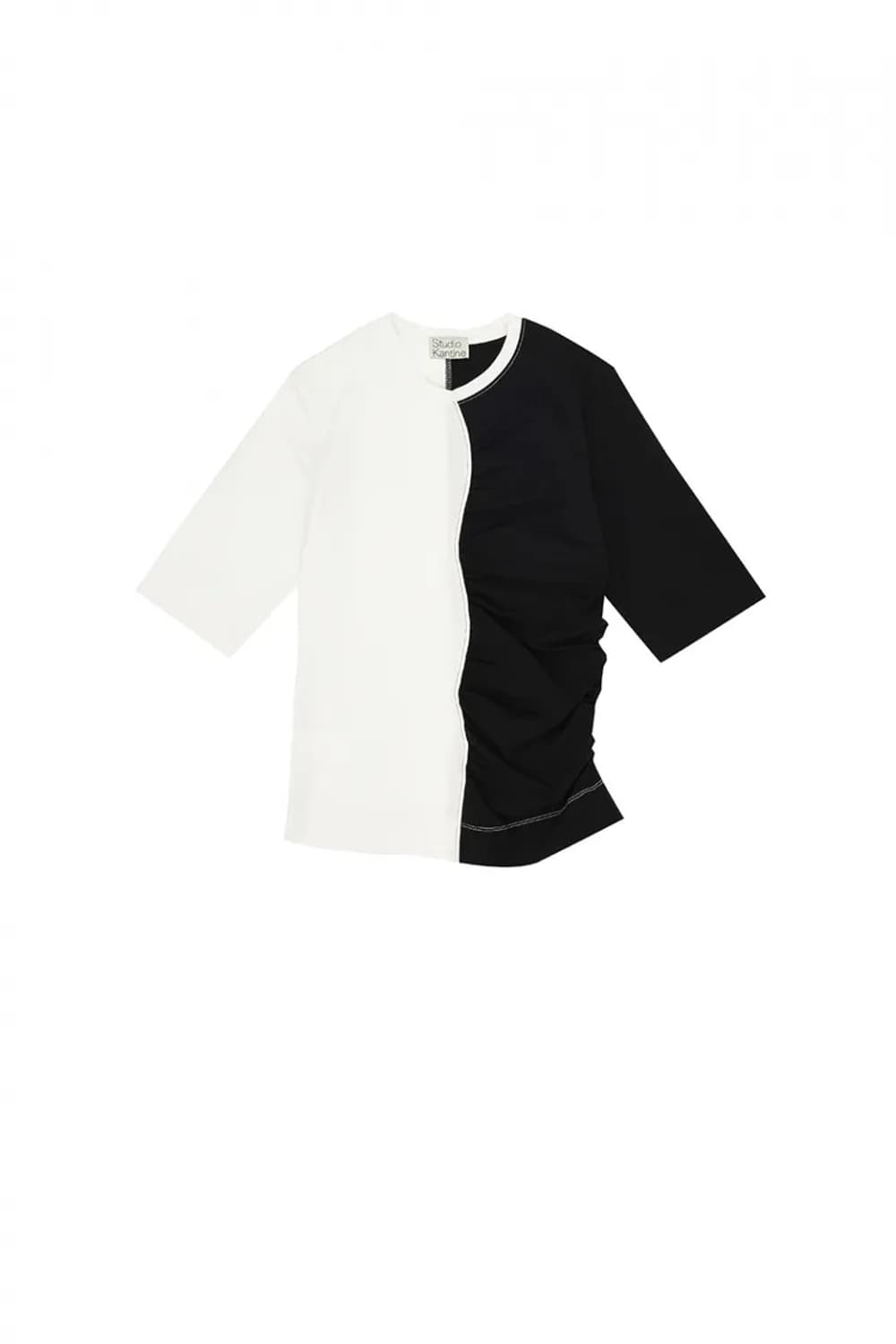 스튜디오 칸틴 Shirring stitch T-shirt 상품이미지9