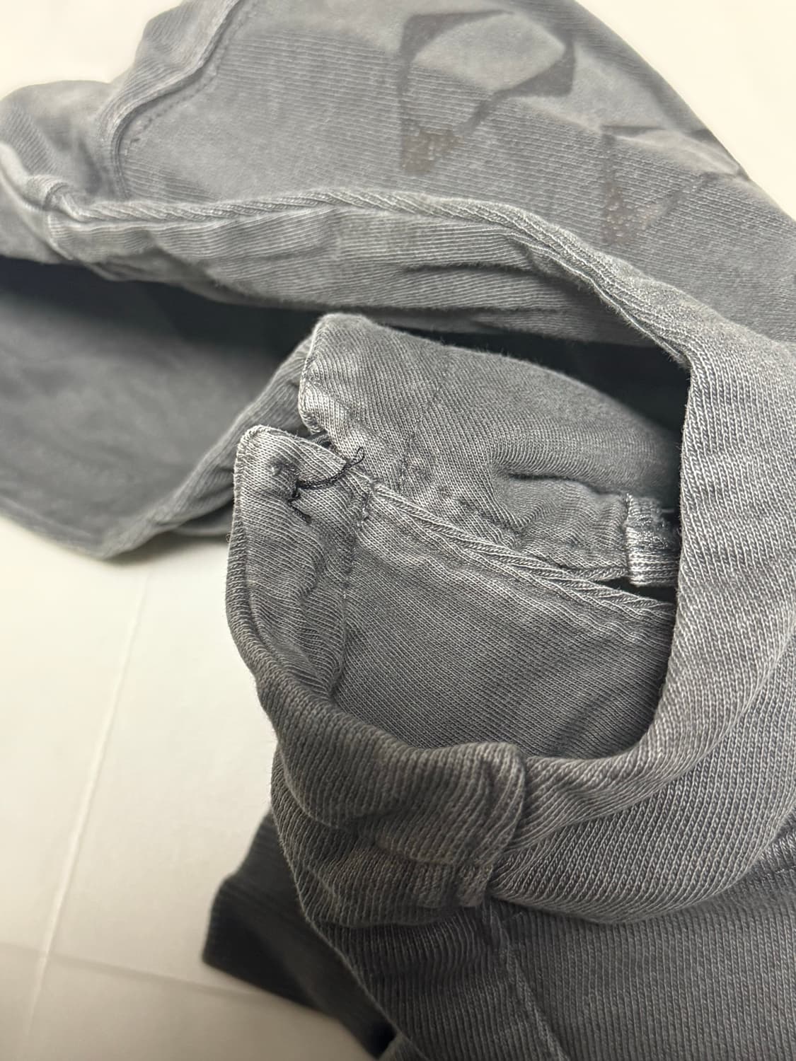 미스치프 크롭후드 챠콜 S 상품이미지7