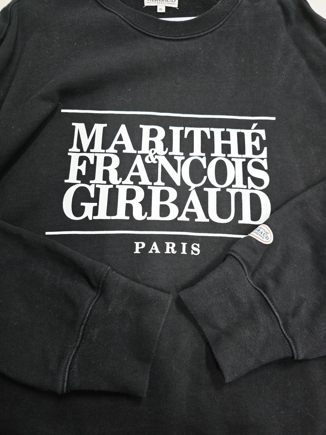 마리떼 프랑소와 저버 기모 맨투맨 블랙 상품이미지7