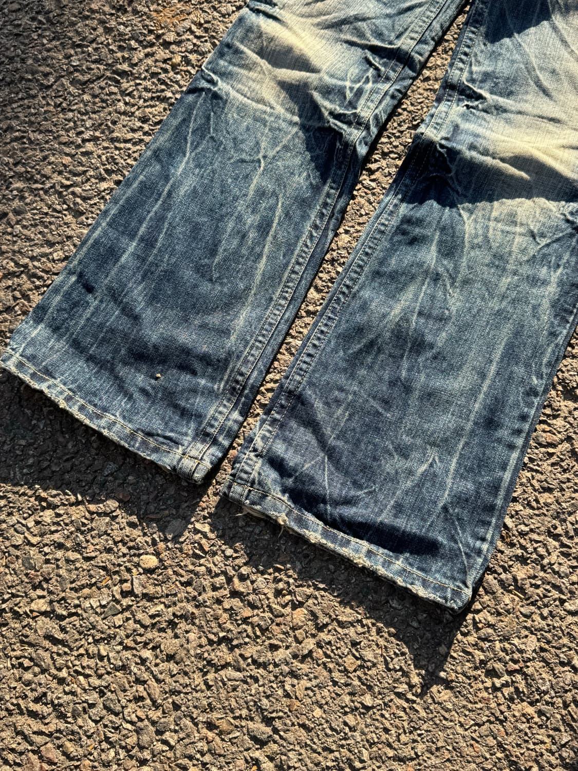 TOTO – Wash Boot-cut Denim Pants 상품이미지5
