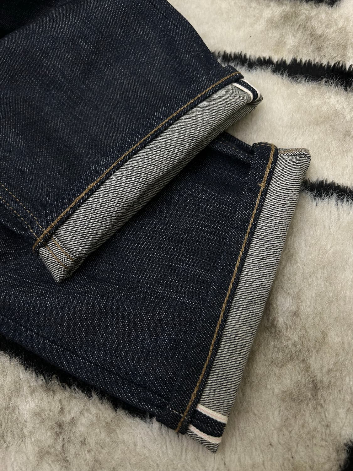 [29]유니클로U 레귤러핏 셀비지 데님팬츠/생지 상품이미지1