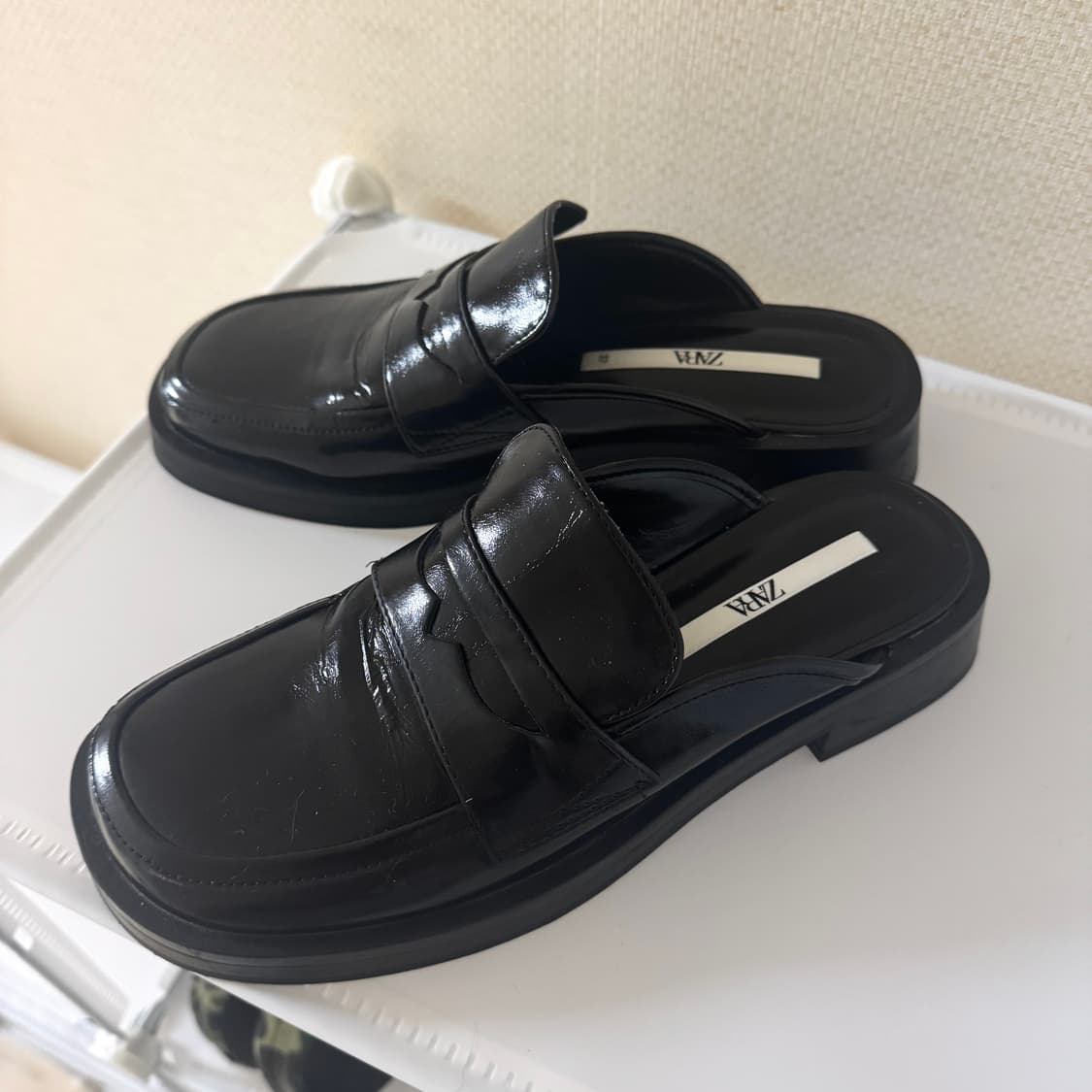 (240) 자라 뮬 블로퍼 샌들 상품이미지2
