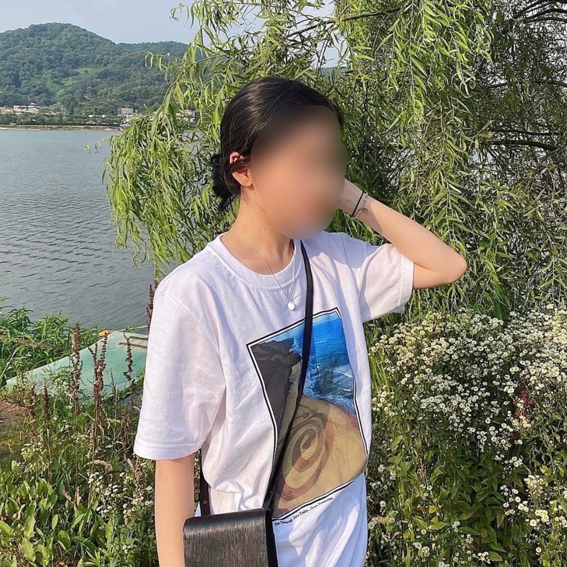 (M) 스투시 S 비치 프린팅 반팔 상품이미지7