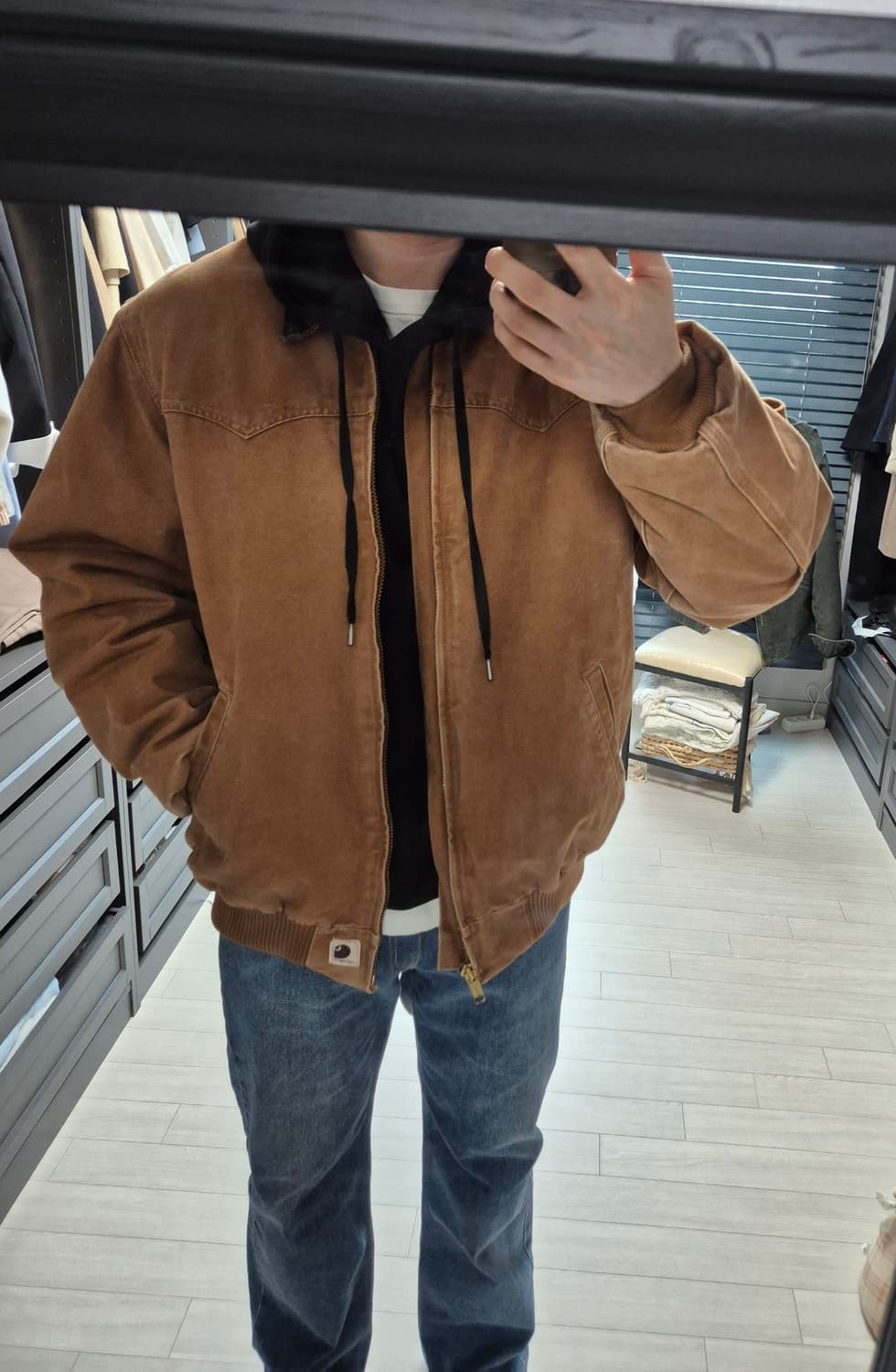 칼하트 J14 BRN 산타페 자켓 XL TALL 상품이미지1