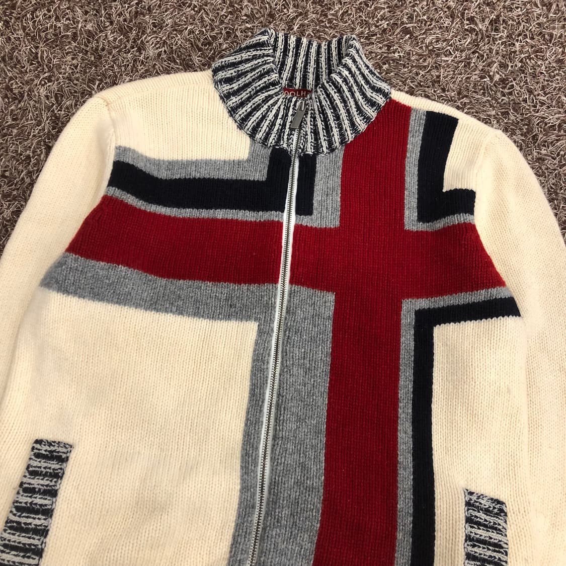 KOOLHAAS 울 니트 집업 자켓 상품이미지2