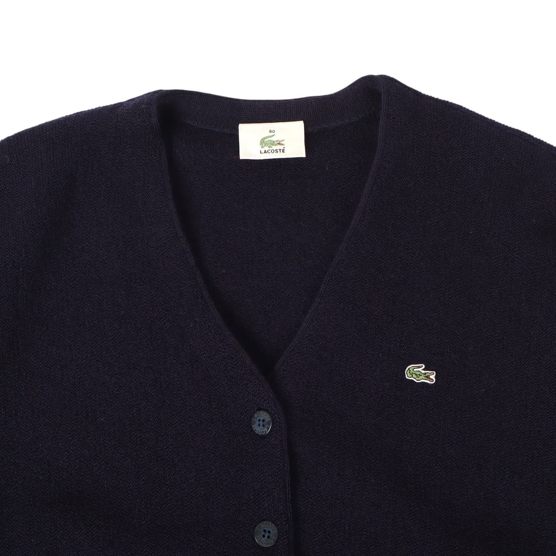 라코스테 네이비 울 가디건 상품이미지2