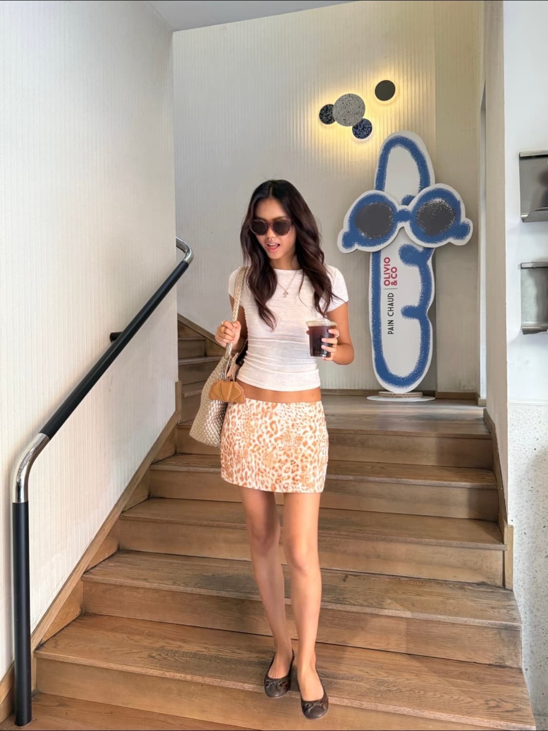 Gowireless 호피 스커트 상품이미지3