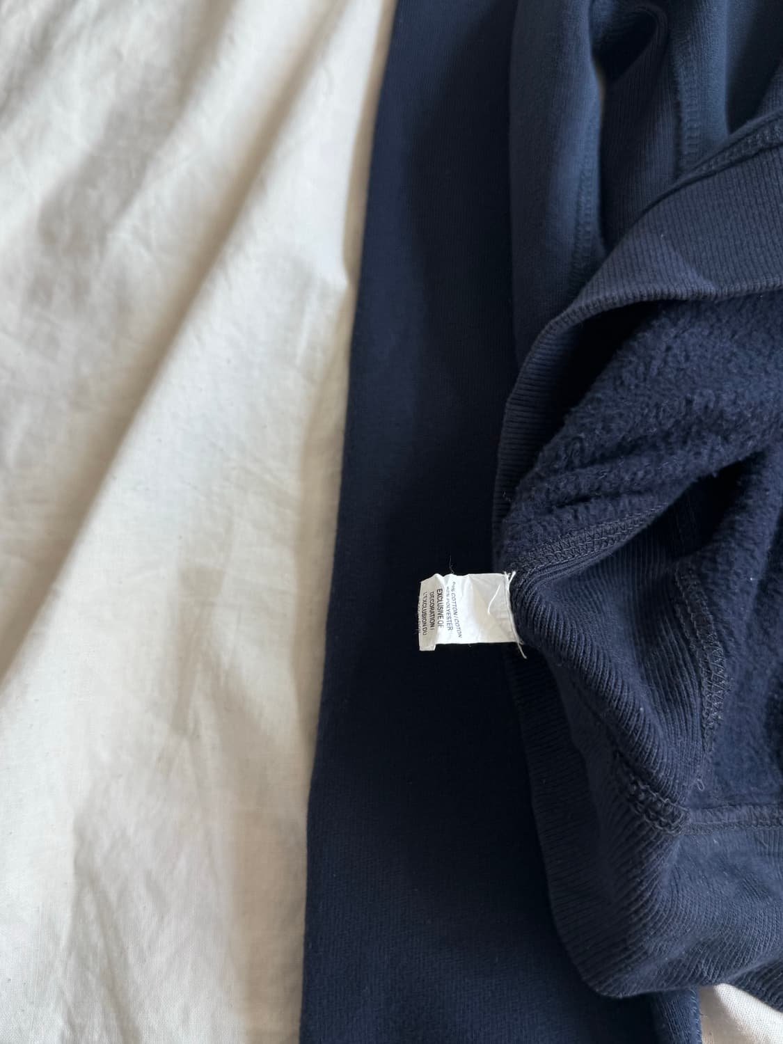 네이비 아베크롬비 y2k 2000’s 세미크롭 딱붙 투웨이집업 상품이미지8