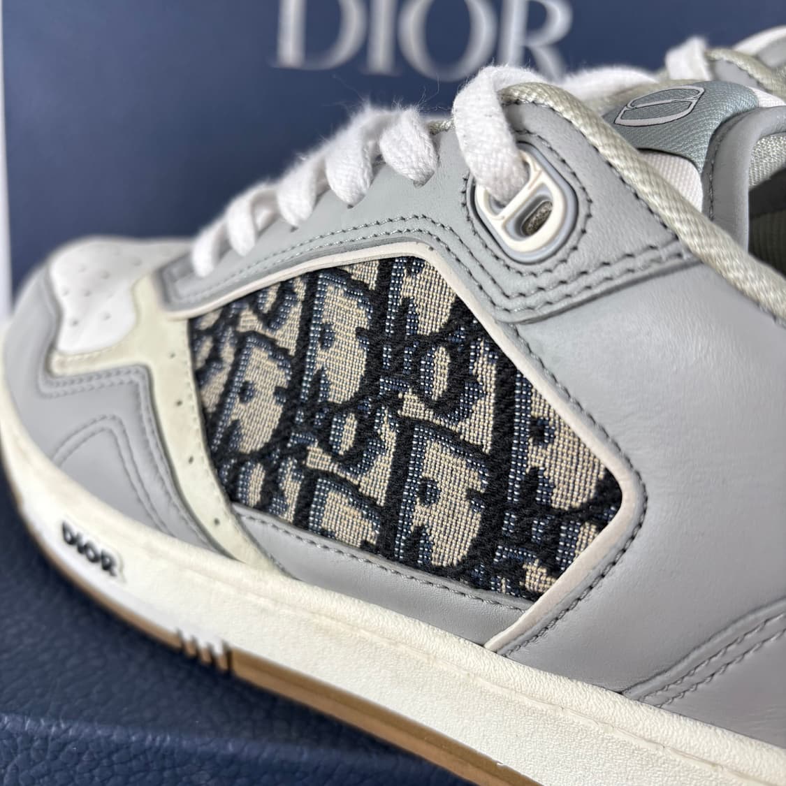 (풀박스,42)디올 B27 오블리크 로우탑 스니커즈 상품이미지4