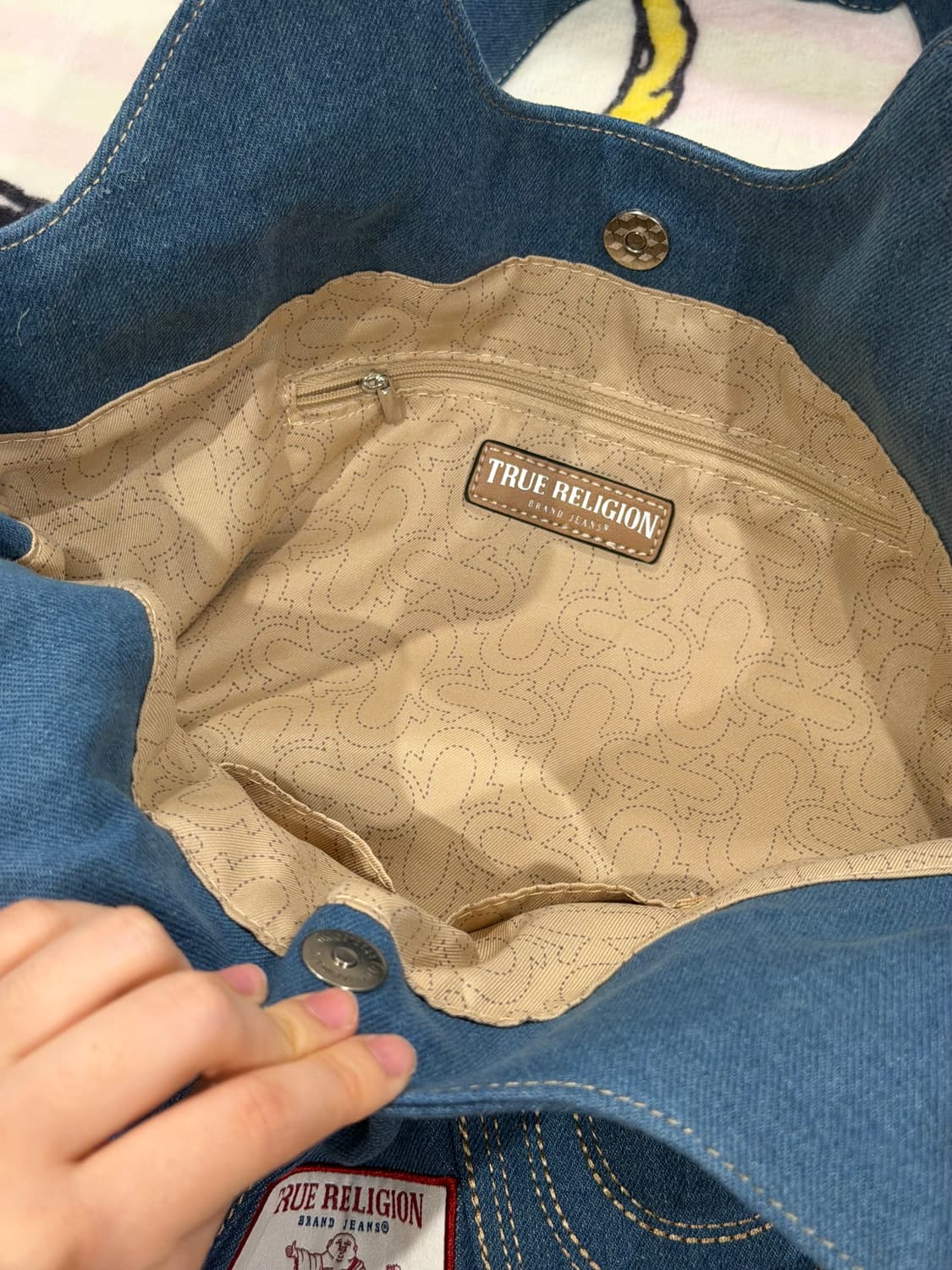 [신상✨블프세일] 트루릴리젼 숄더백 데님 빈티지 스티치 상품이미지5