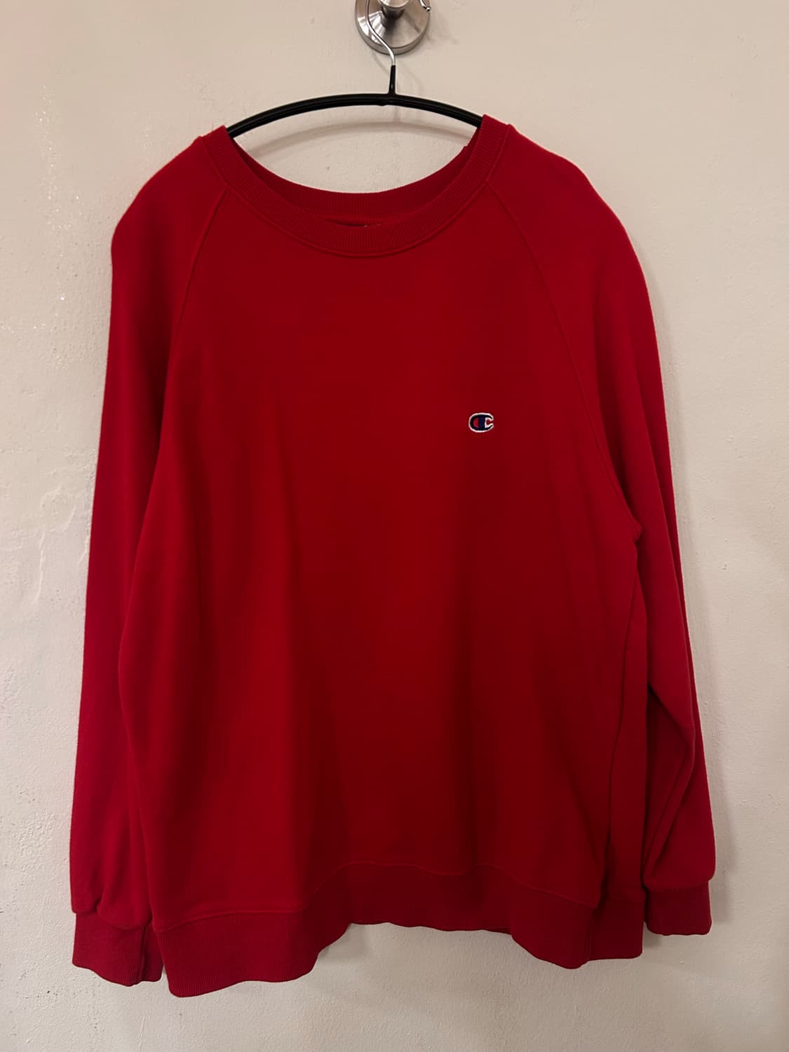 챔피온 레드 맨투맨 (실측 105) 상품이미지1