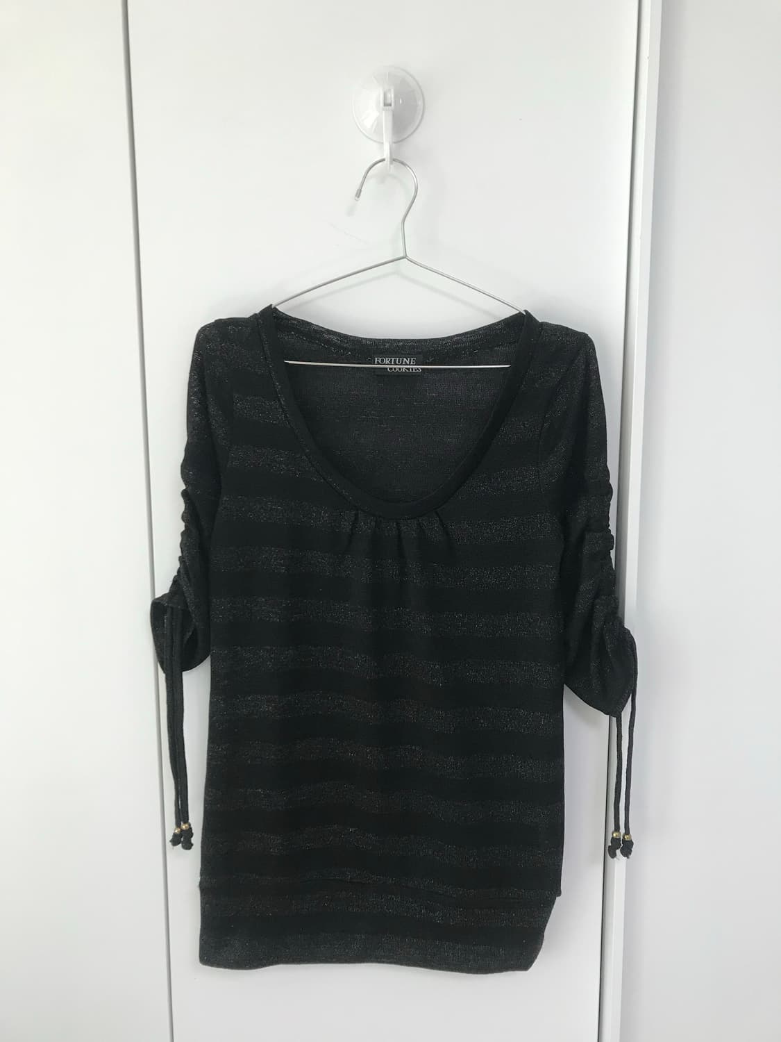 vintage stripe pattern shirring top 상품이미지9