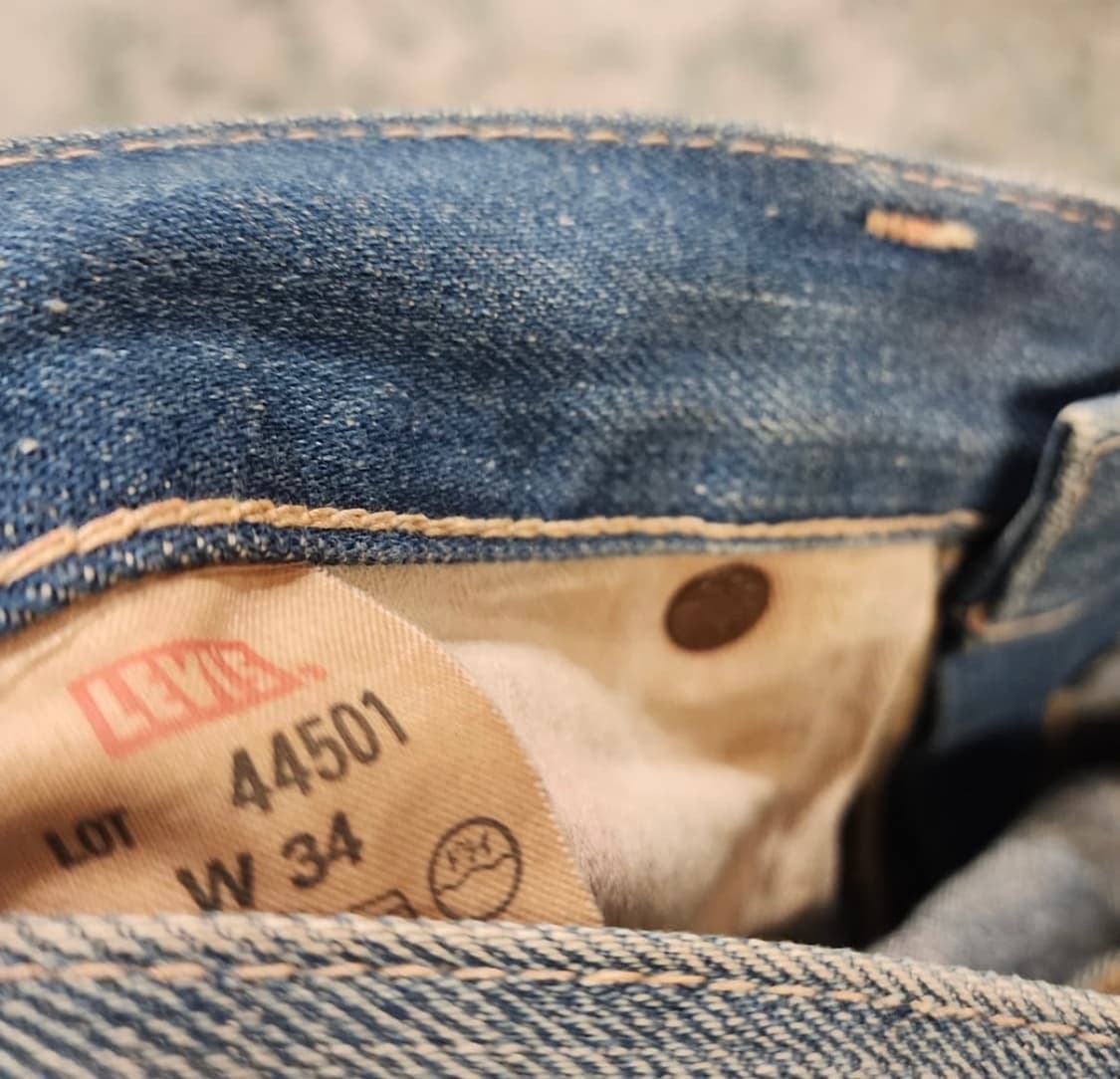 lvc 44501xx 대전모델 셀비지 팬츠 상품이미지10