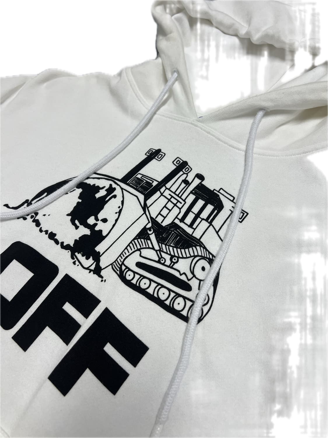 오프화이트 후드티 105사이즈 상품이미지2