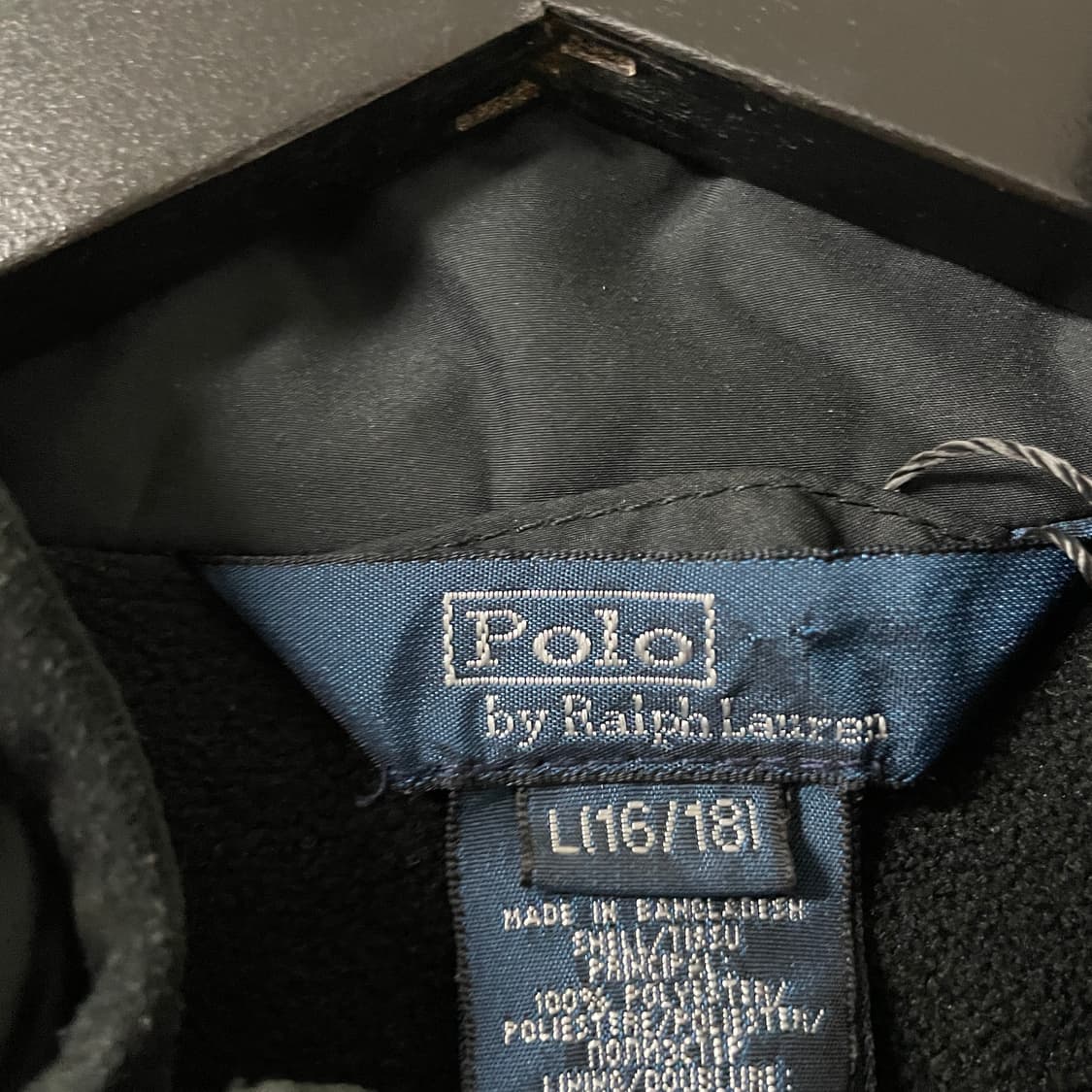 폴로 랄프로렌 블랙 퀄팅 자켓 L16-18(W) 상품이미지4