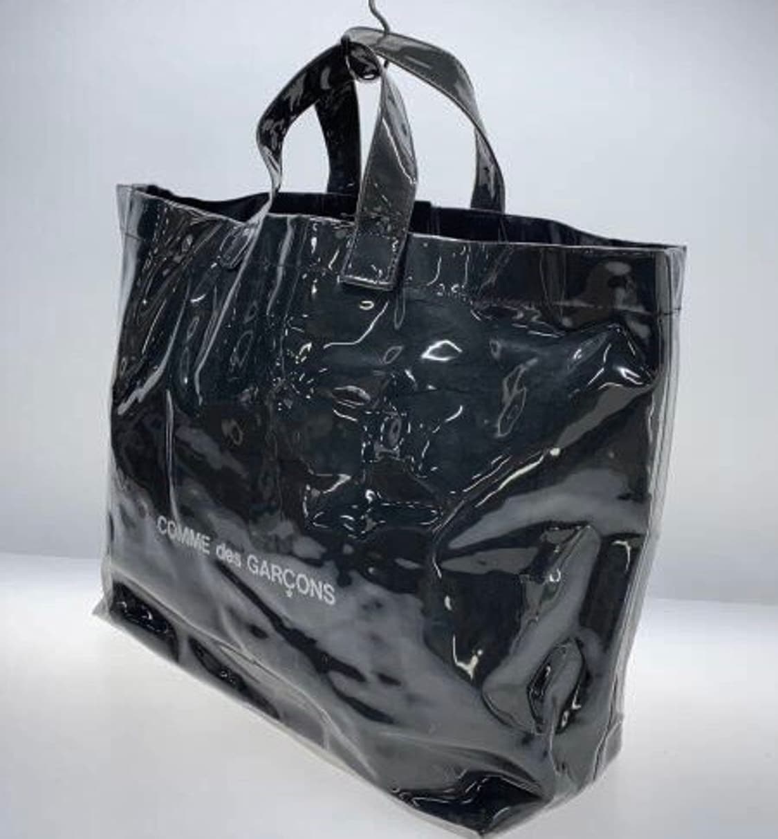 꼼데가르송 PVC 가방 거의새거 블랙마켓 토드백 상품이미지2