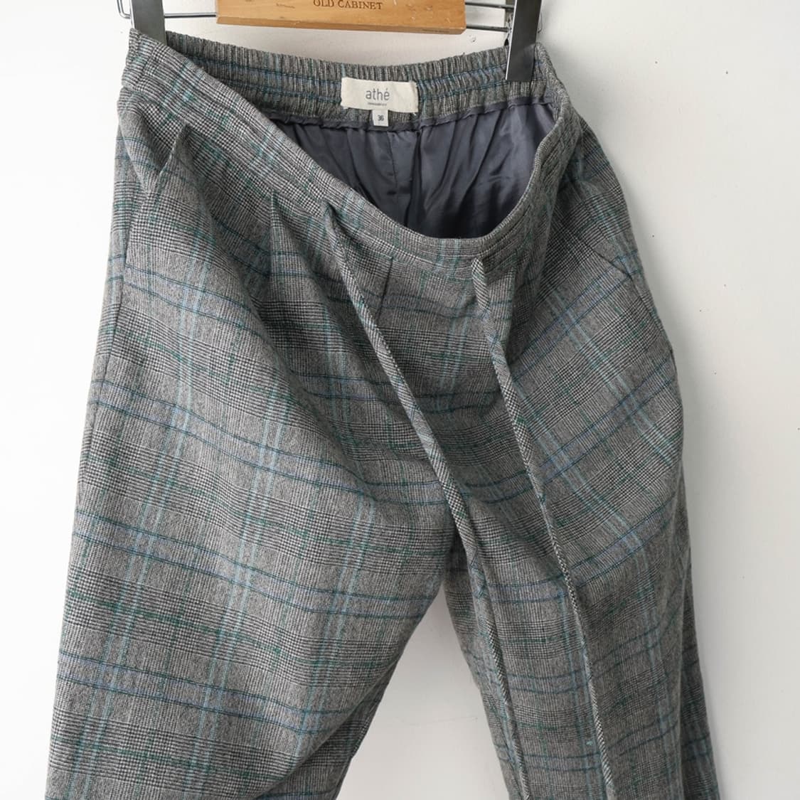 26/아떼 바네사브루노 체크 밴딩 팬츠 상품이미지5