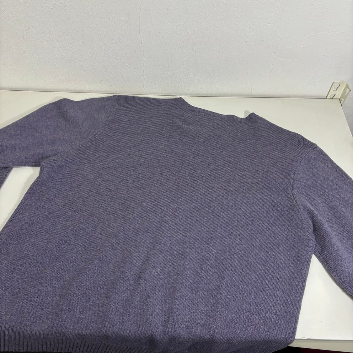 110 XXL 폴로랄프로렌 파스텔퍼플 루즈핏 울 라운드니트 상품이미지3