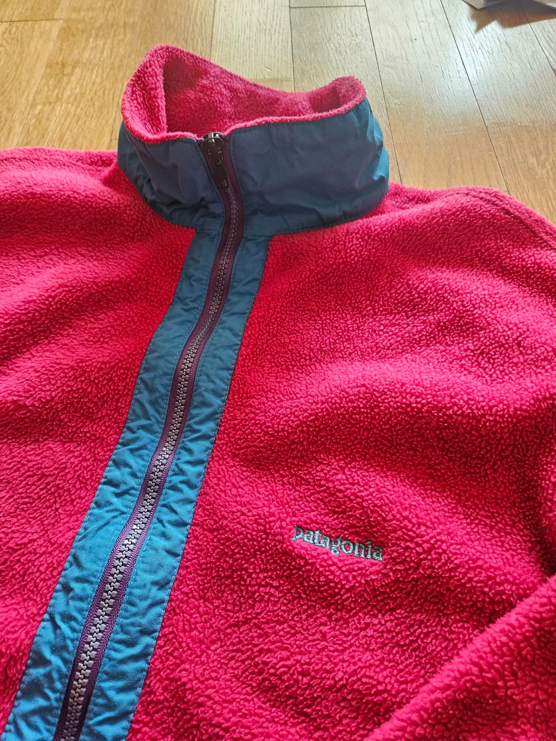 파타고니아 핑크 플리스 하프집업 신칠라 후리스 usa 등산 클라이밍 상품이미지2