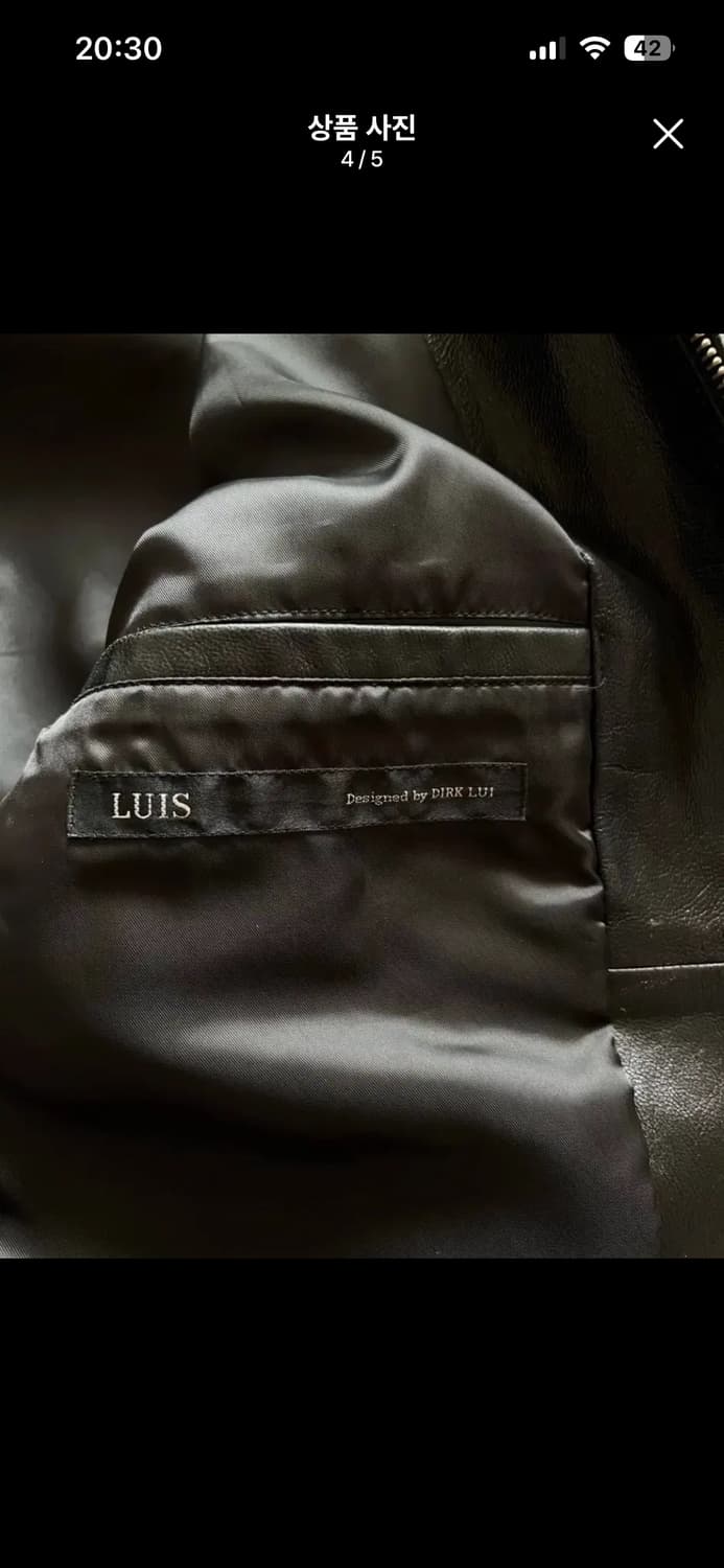 [OS] Luis 숄더 패디드 쉽 레더 자켓 상품이미지4