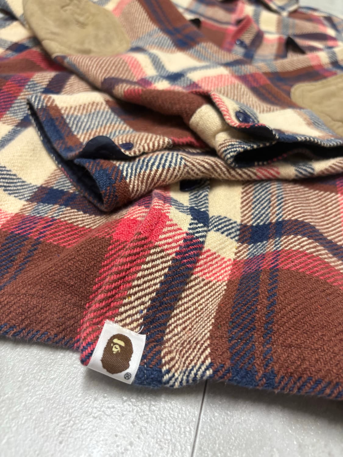 베이프 러브제네레이션 체크 cpo셔츠 상품이미지3