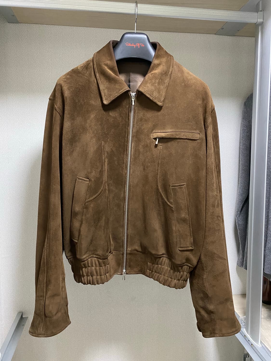 stu 브라운 스웨이드 자켓 m 상품이미지1