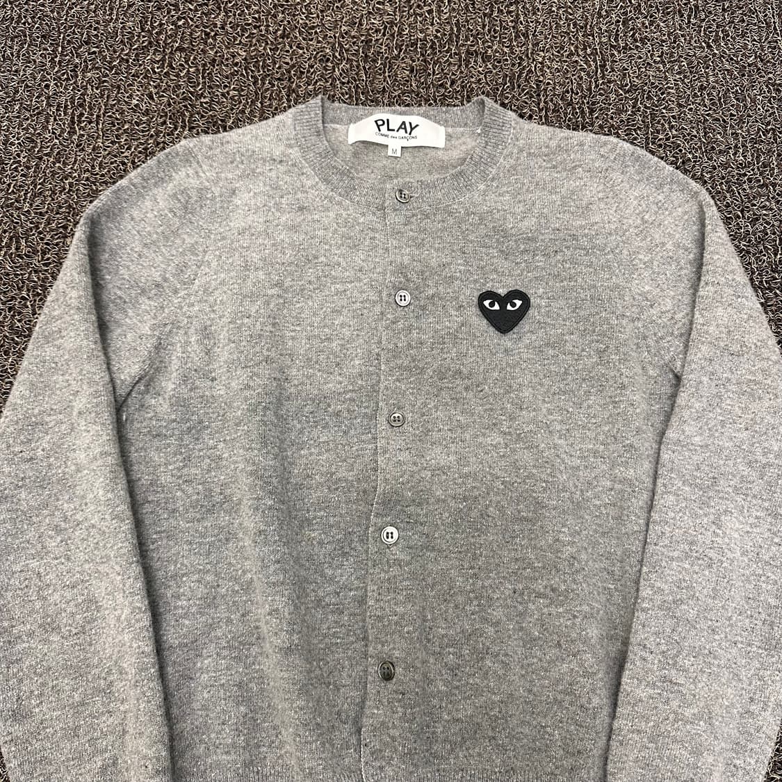 꼼데가르송 블랙와펜 여성 가디건 그레이 M 상품이미지2