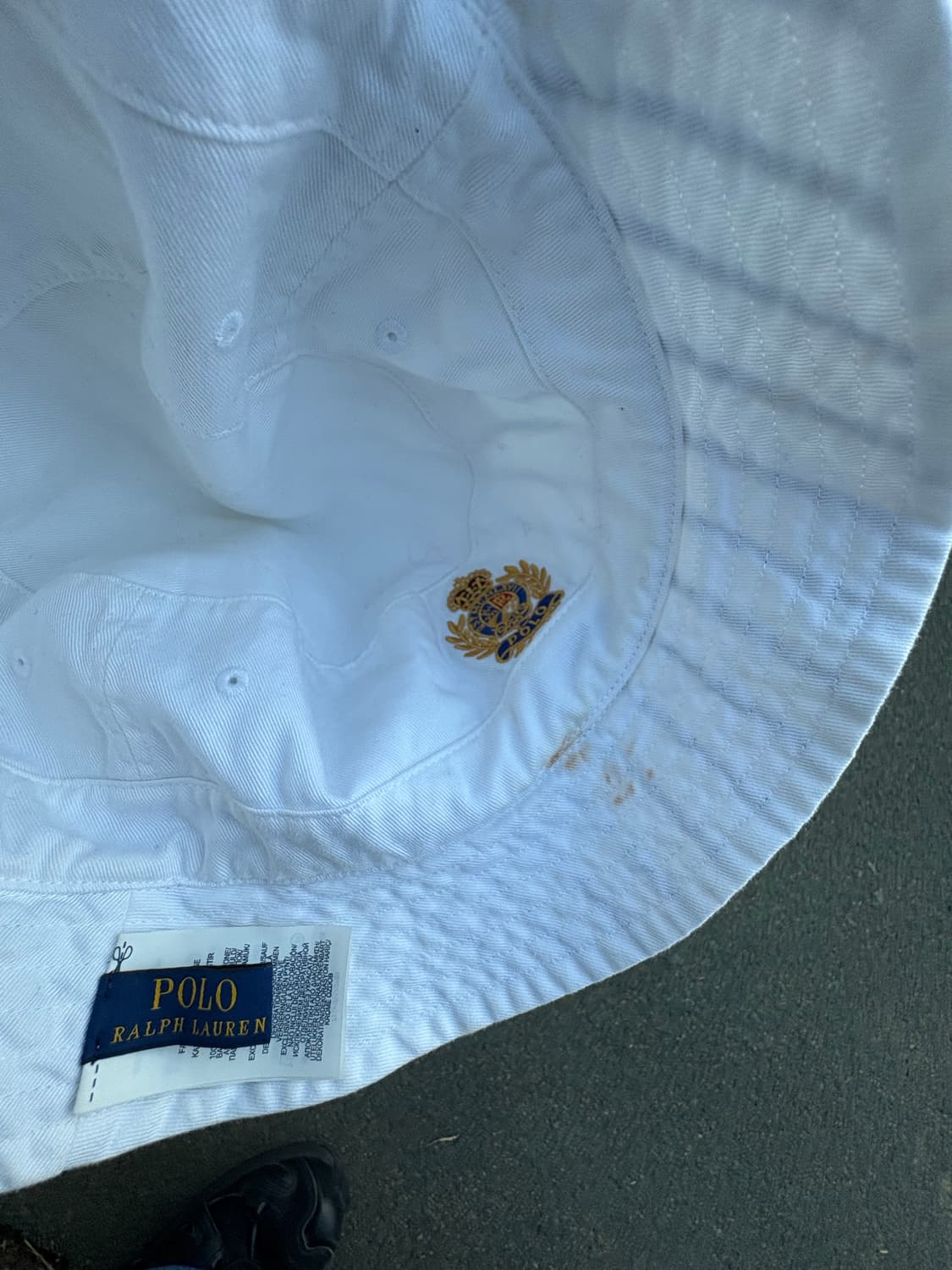 폴로 랄프로렌 리버시블 베어 크레스트 버킷햇 상품이미지3