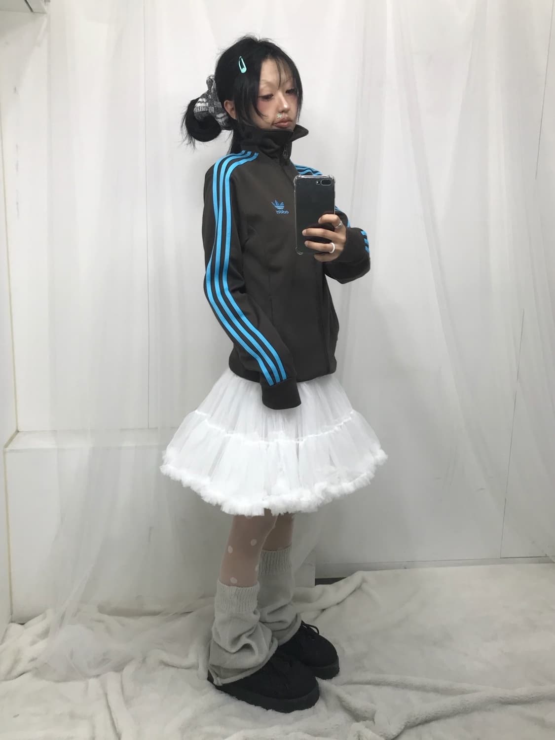 < Adidas Mint Chocolate Track Jersey > 상품이미지4