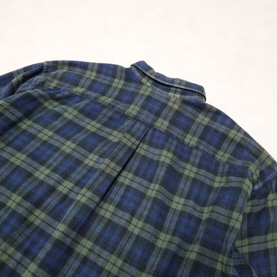 빈티지 올드갭 블랙와치 체크셔츠 - XXL 상품이미지8