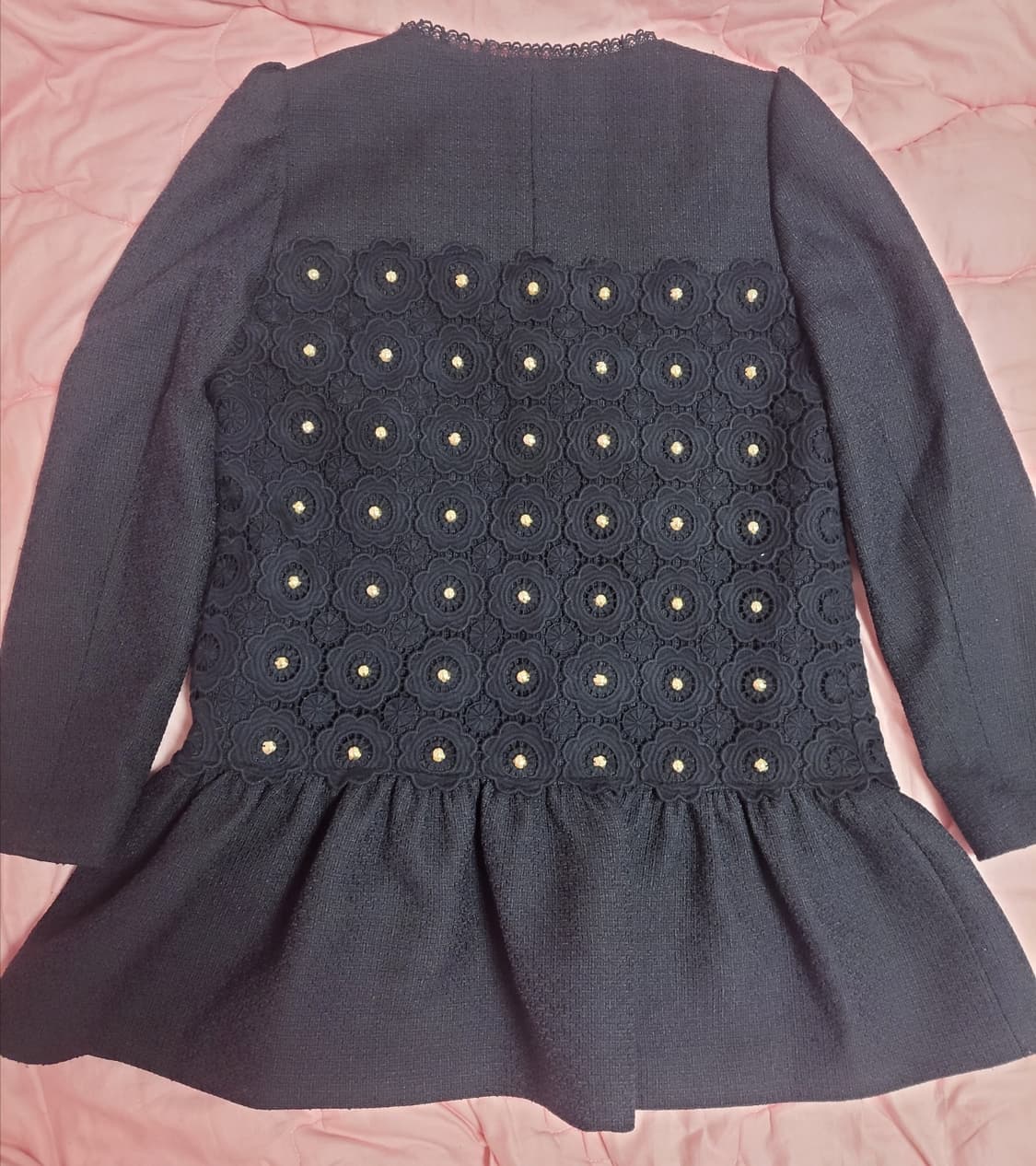 급처상태좋음!레니본 레이스플라워장식 밑단프릴 공주 자켓 코트 리즈리사st 상품이미지2