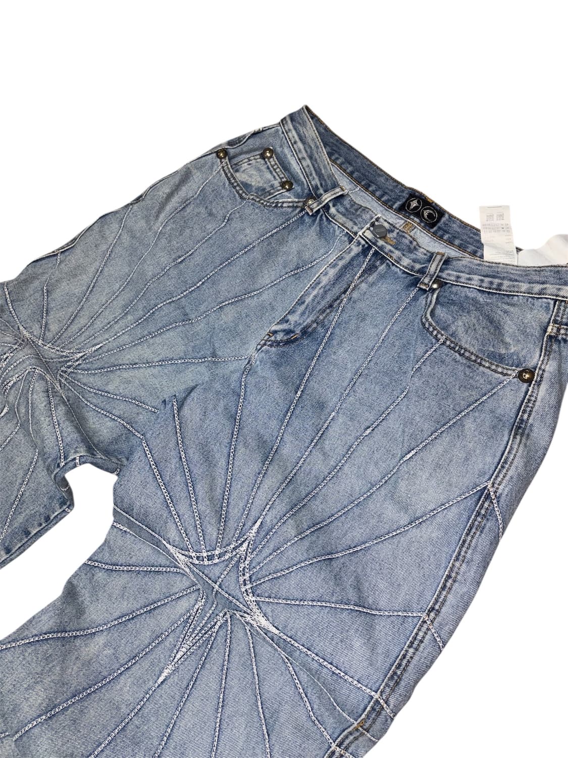 [THUG CLUB] 떠그클럽 와이드 체인스티치 데님팬츠 3 상품이미지4