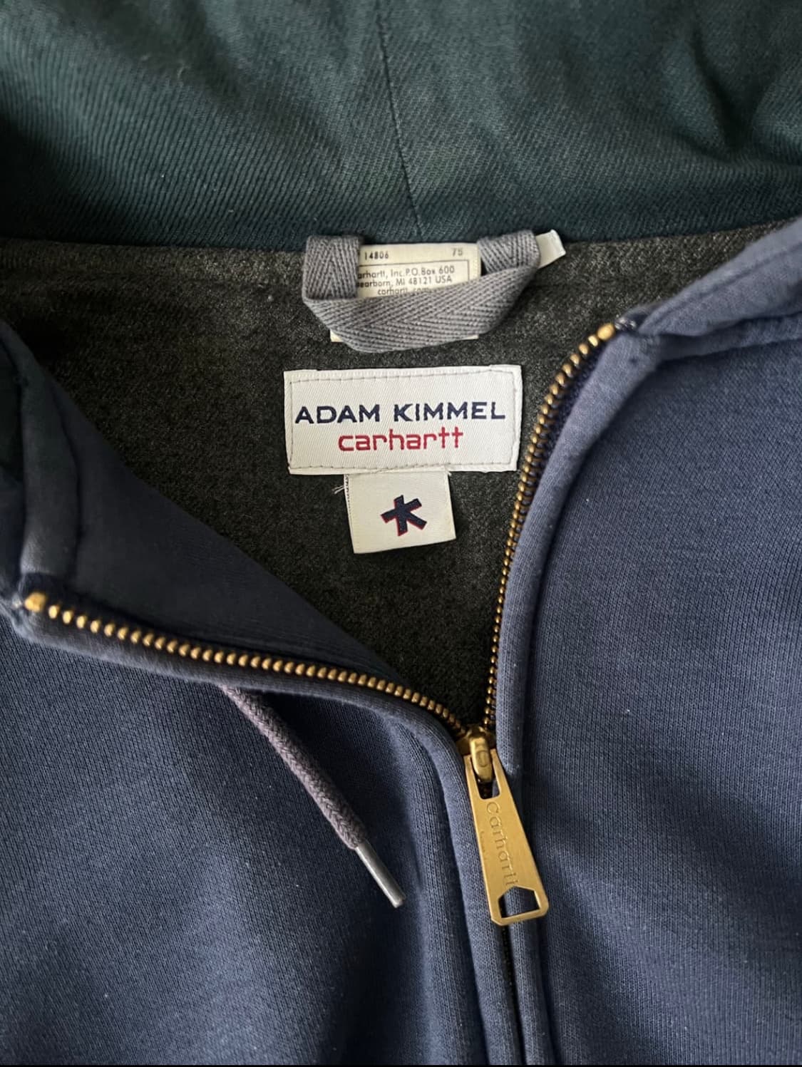 칼하트 아담키멜 스웻 후드집업 상품이미지2