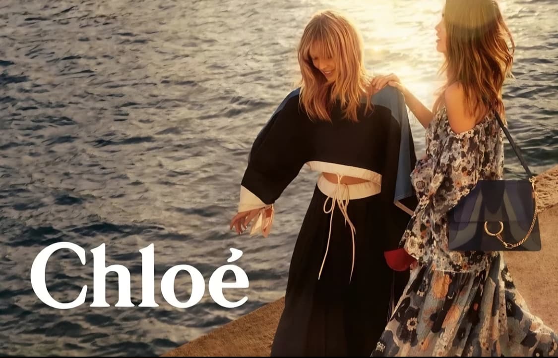 Chloé 실크 페이즐리 플레어 블라우스 (38 / 100% 실크 ) 상품이미지2