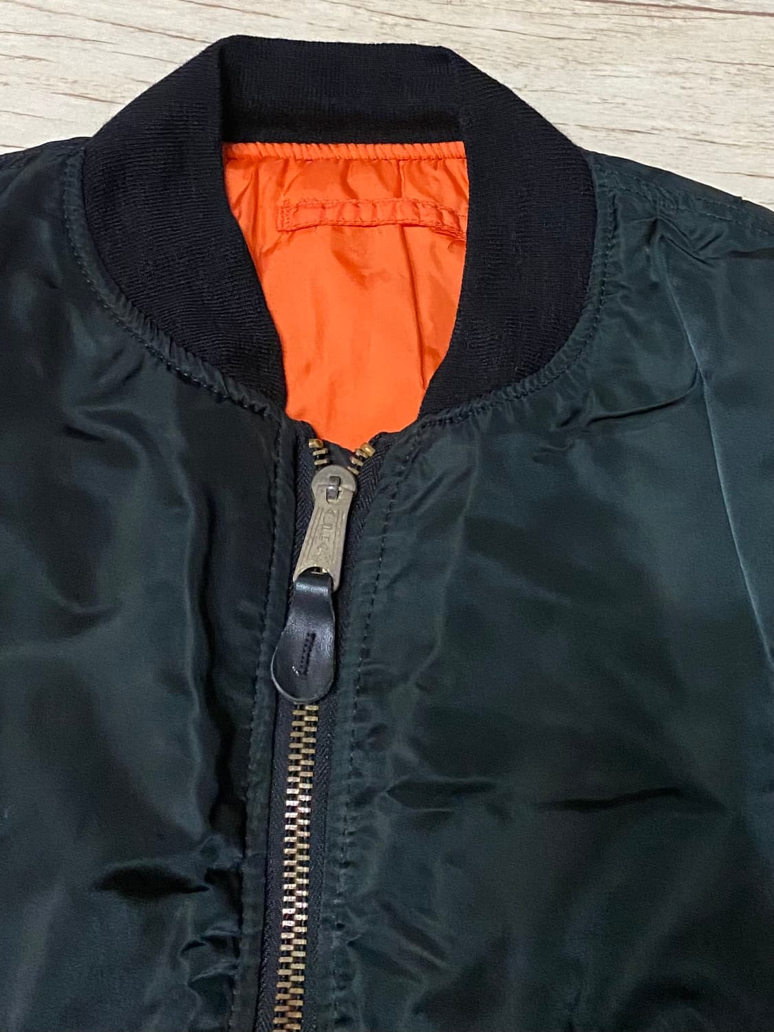 알파인더스트리 빈티지 ma-1 리버시블 항공자켓 XL 상품이미지5