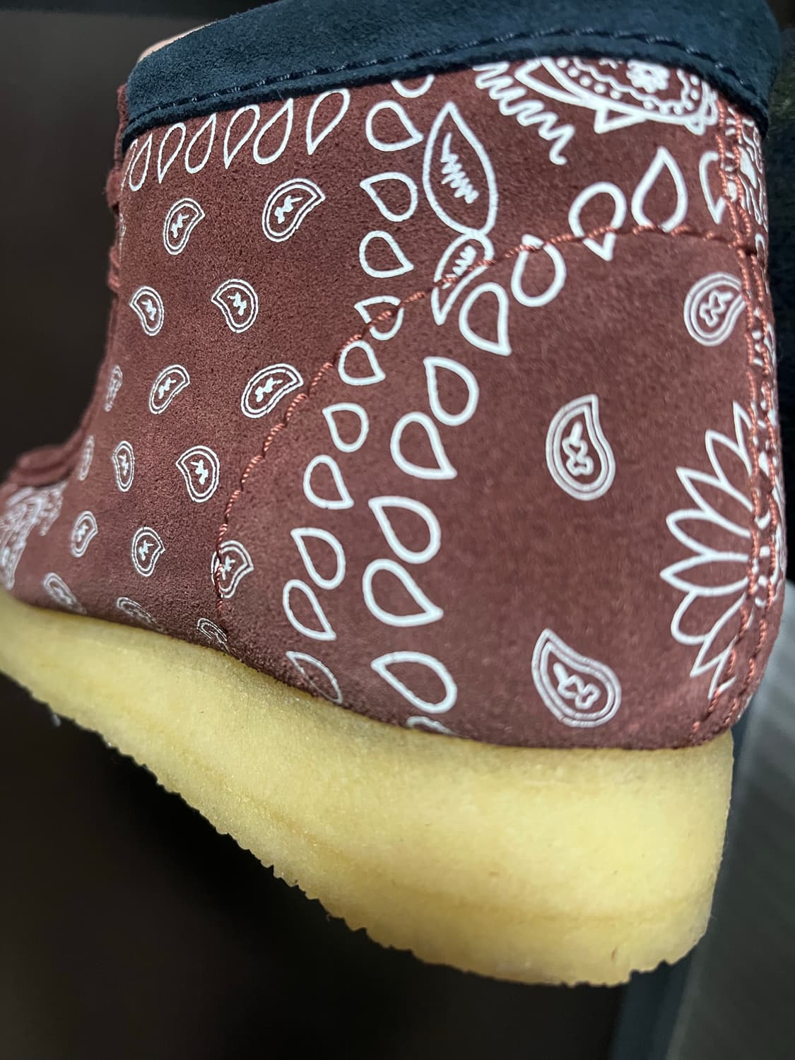 클락스왈라비 페이즐리 부츠 255(41사이즈) 상품이미지4