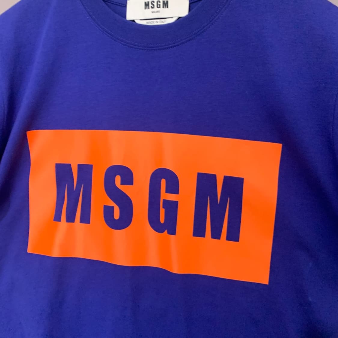 M MSGM 여성 박스 로고 프린팅 반팔티 상품이미지3