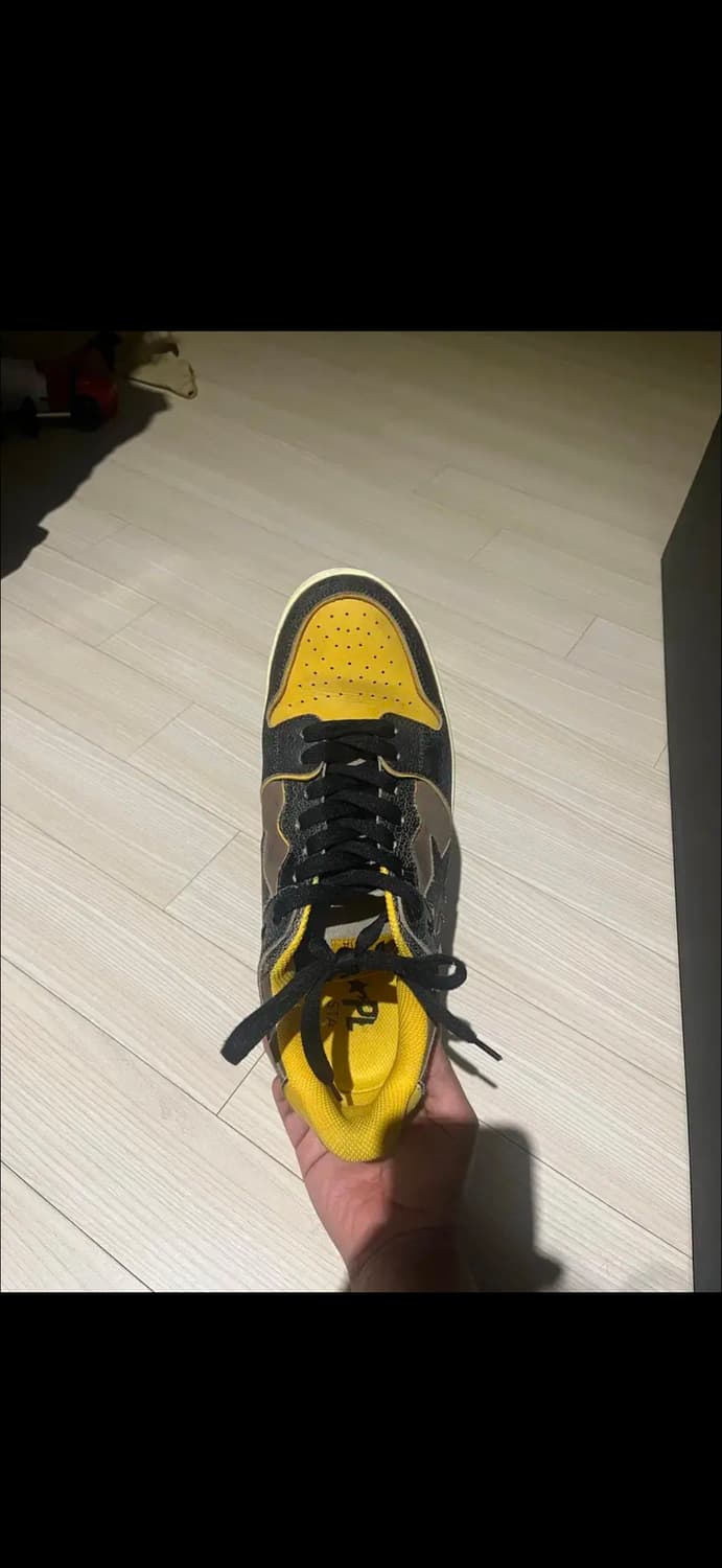 베이프스타 sk8 빈티지옐로우 12size 상품이미지3