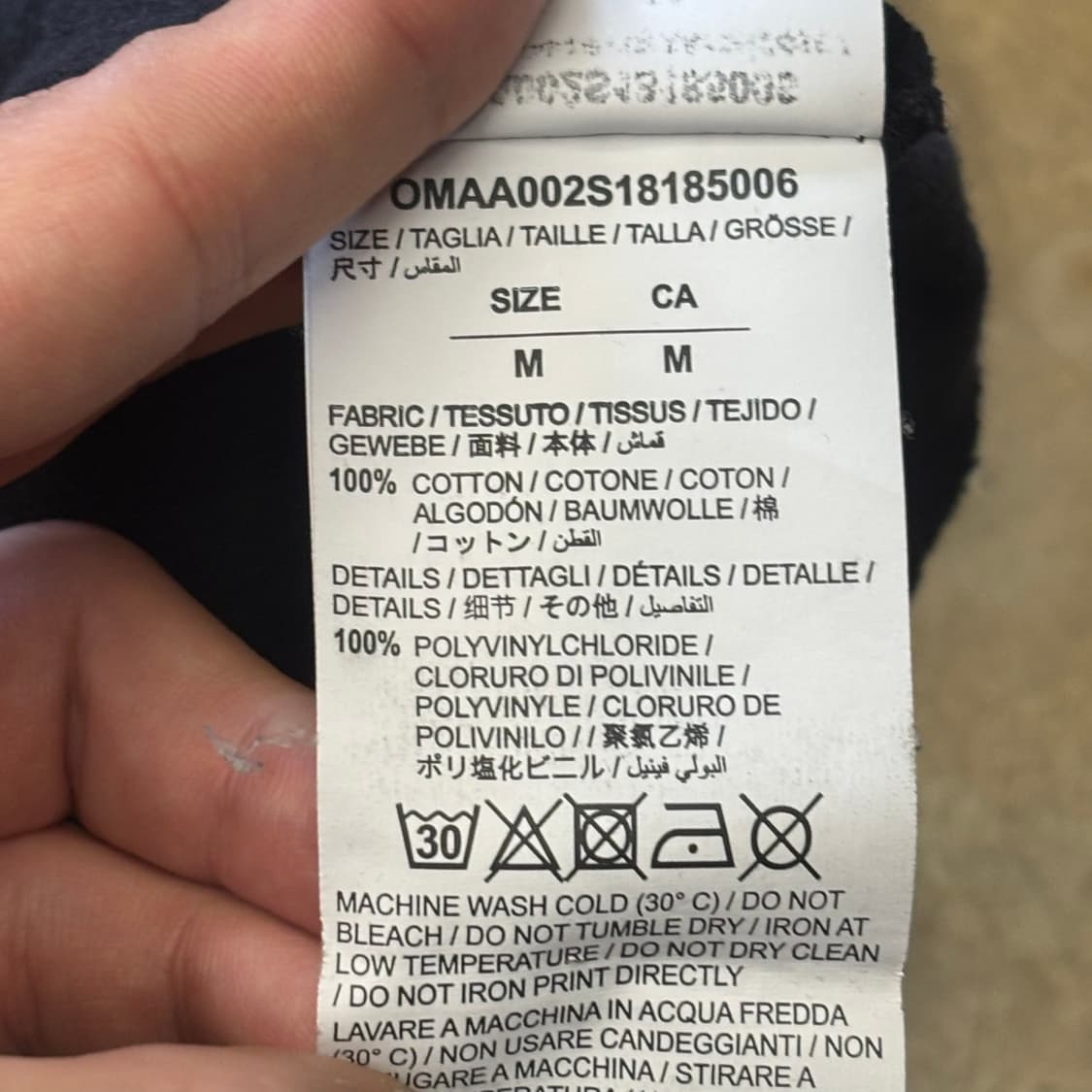 🫶🏻 오프화이트 Black 반팔티셔츠 🫶🏻 상품이미지5